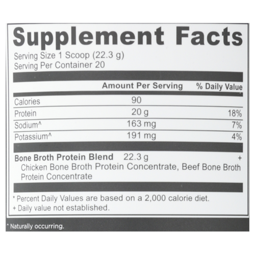 Ancient Nutrition Pure Bone Broth Protein Powder Double Pack (2 x 15.7 oz) - Unflavored