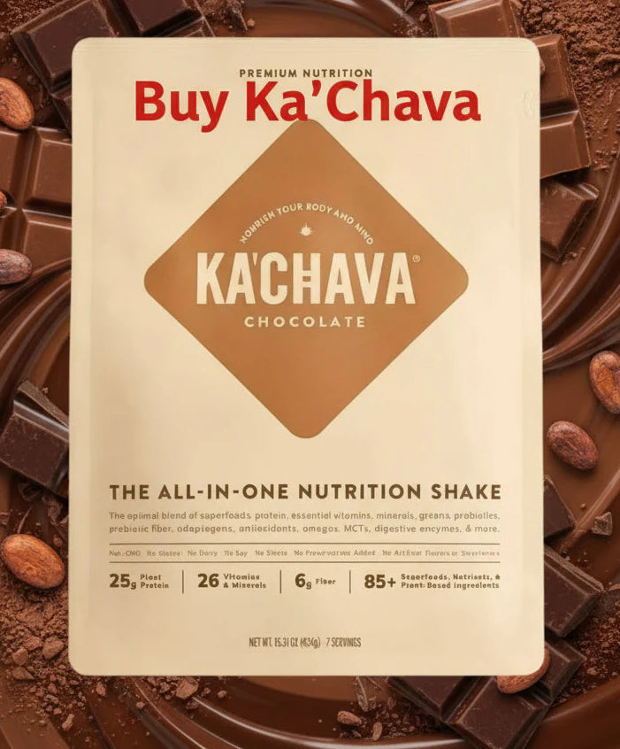 Ka'Chava Chocolate All-in-One Meal Shake Chocolate Kachava 15.31 oz
