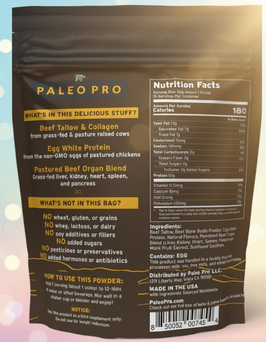 Paleo Pro Carnivore Complete Protein Powder Aztec Vanilla 1lb 2-Pack - (2lb Total)